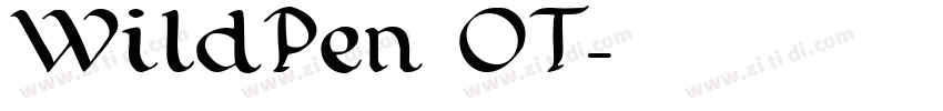 WildPen OT字体转换